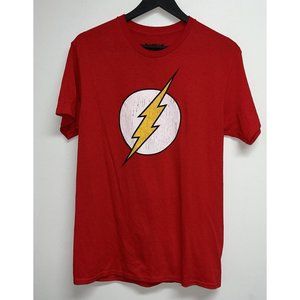 DC Comics The Flash T-shirt Mens Size M Red Crew Neck Short Sleeve True Vintage